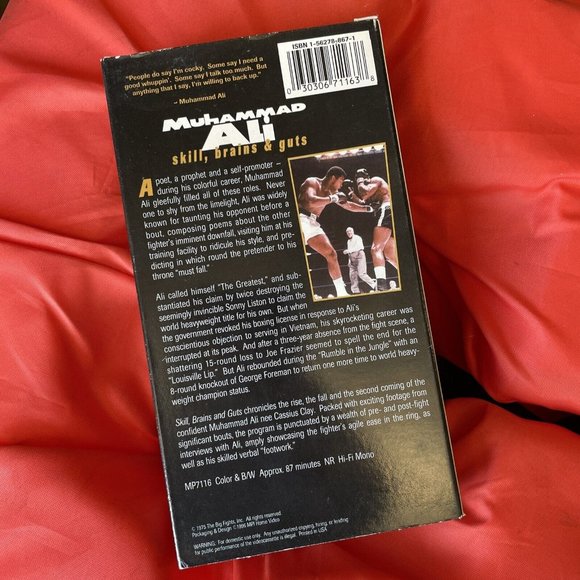 Muhammad Ali Skill, Brain & Guts 1996 VHS Tape Not Rated 87 min MPI Home Video - Picture 2 of 6